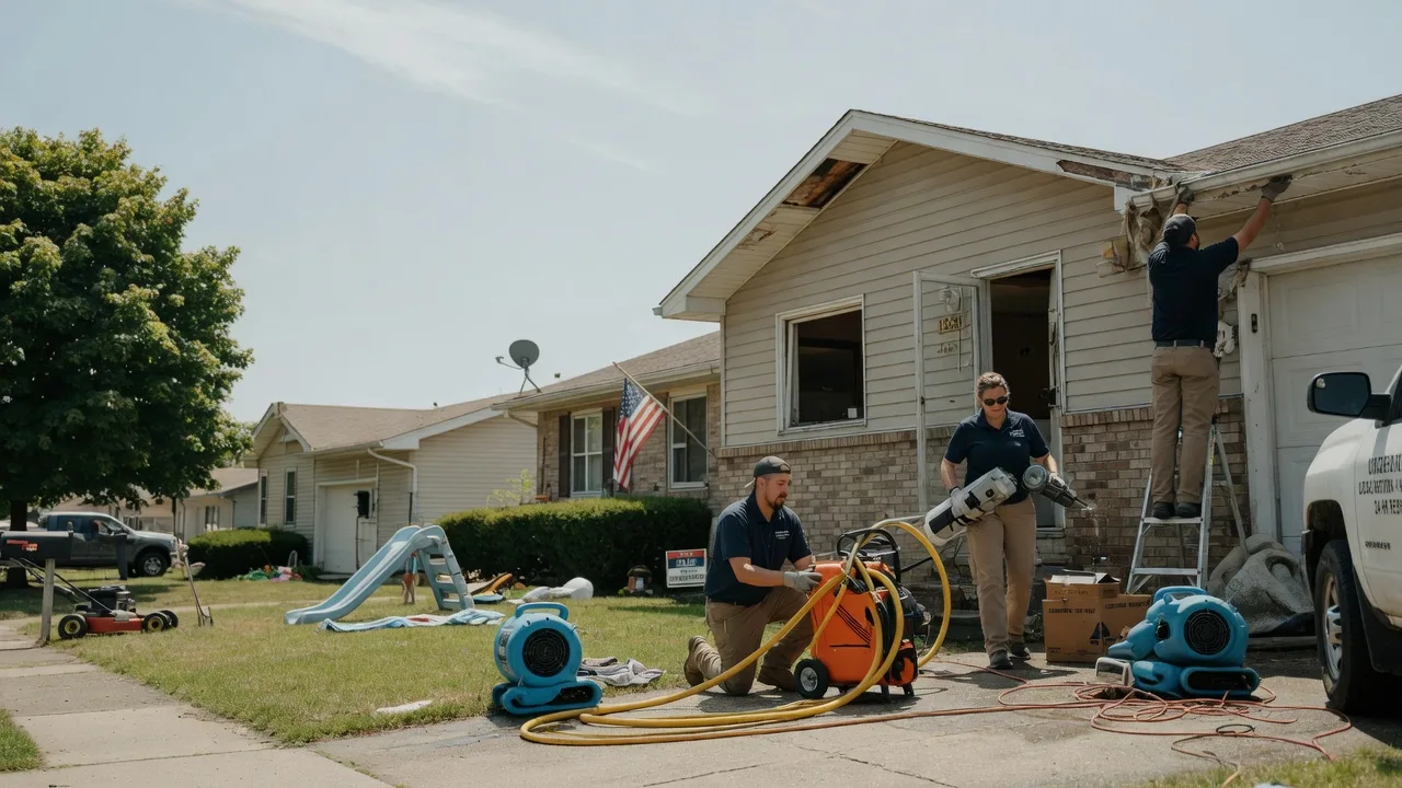 Water Damage Restoration in Cooksville, IL near me
